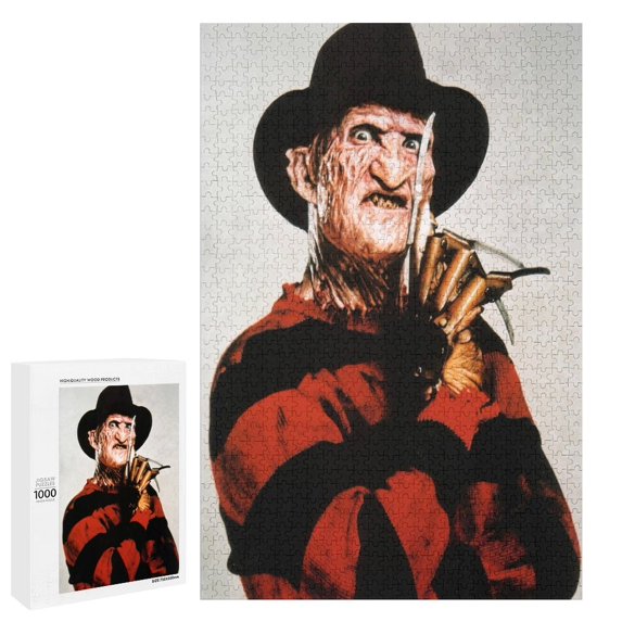 1000 PCS Jigsaw Puzzle Horror Freddy Krueger Puzzle Enthusiasts