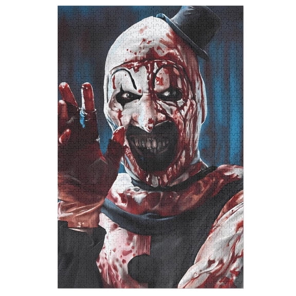 1000 PCS Jigsaw Puzzle Terrifier Wooden Puzzle Challenging Game Fun Artwork For Family Friends Gifts