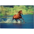 thumbnail image 1 of 1000 PCS Jigsaw Puzzles, 29.5" x 19.7" Artwork Gift for Adults Teens Horse in The Lake Wooden Puzzle Games, 1 of 7