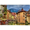 thumbnail image 1 of 1000 PCS Jigsaw Puzzles, 29.5" x 19.7" Artwork Gift for Adults Teens View of The Old Town of Annecy Wooden Puzzle Games, 1 of 7