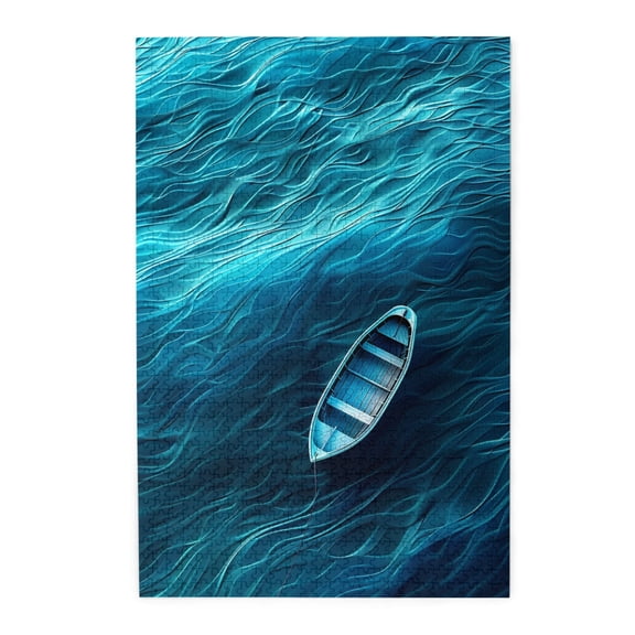 1000 PCS 1000 Piece Wooden Puzzles Drifting small boats,Creative Activity Hobbies for Adults,Stress relieving pleasure,1000 Piece Jigsaw Puzzle for Adults Challenging Puzzle Perfect for Game Nights