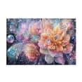 thumbnail image 1 of 1000 PCS 1000 Piece Wooden jigsaw puzzles Flowers in the water,Unique and Beautiful Design,Modern Art Flower Wooden Puzzle for Home Wall decor,Enjoy the puzzle solving process,Gift for Flower Lovers, 1 of 1