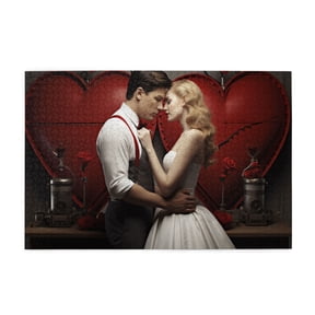 1000 PCS Romance Lovers 1000 Piece Jigsaw Puzzles,Stress Relieving Pleasure,Stunningly Vibrant Colors,Funny Gift For Lover,Impossible Hard Difficult Challenging Puzzles For Adults