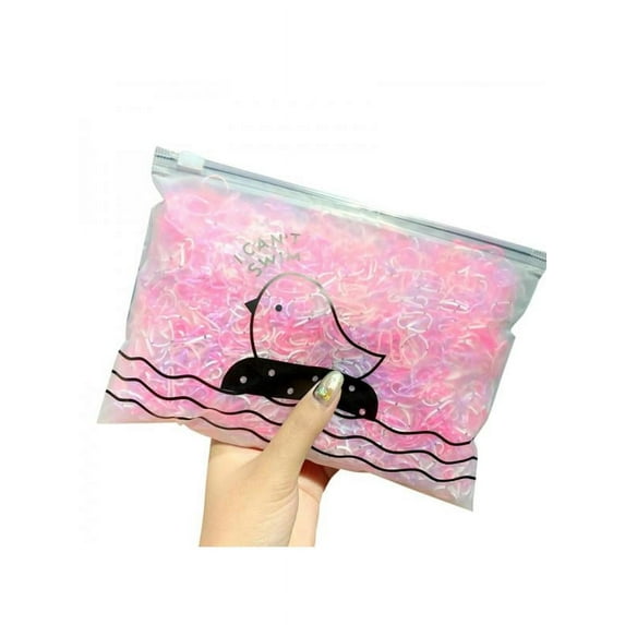 1000 PCS Rubber Bands Color Elastic Hair Bands Hair Holder Hair Tie