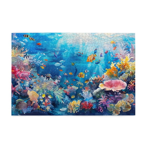 1000 PCS Sea World 1000 piece Wooden puzzle for adults,Impossible Hard Difficult Challenging Puzzles for Adults,Challenging Brain Exercise,for Puzzle & ocean Enthusiast Gifts,Funny Adults Wood Puzzle
