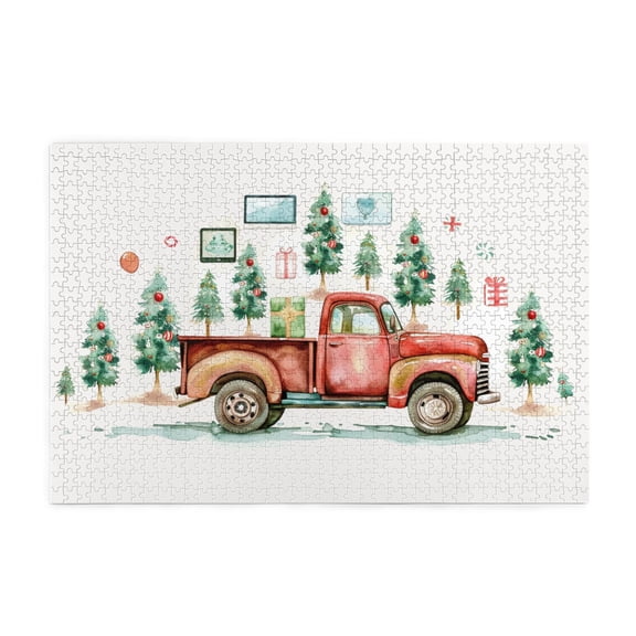 1000 PCS Truck & Gifts 1000 Piece Puzzle For Adults,Stunning Artwork Of Adults,Modern Style Truck & Gifts Wooden Puzzle,1000 Piece Jigsaw Puzzle For Adults Challenging Puzzle Perfect For Game Nights