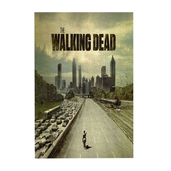 1000 PCS Walking Dead Jigsaw Puzzles Cartoon Anime Picture Puzzle Birthday Present Game For Teen And Adults