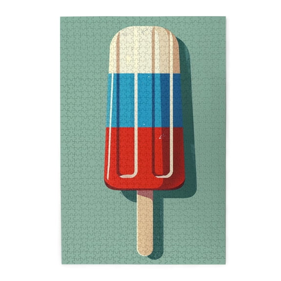 1000 PCS jigsaw puzzles 1000 pieces ice lolly,Challenging Brain Exercise,Unique and Beautiful Design,Funny ice lolly Wooden Puzzle 1000 Piece,Impossible Hard Difficult Challenging Puzzles for Adults