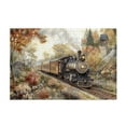 1000 PCS jigsaw puzzles 1000 pieces Classic rural steam train,Unique
