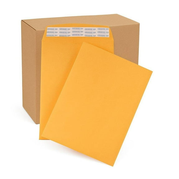 1000 - Pack 10"x13" Kraft Catalog Mailing Envelopes Mailers Peel Self Seal