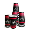 thumbnail image 1 of [1000 Pack] 20oz Classic Durable Disposable Paper Coffee Hot Cups For Hot/Cold Drink, Coffee, Tea, Cocoa, Travel, Office, Home, Cider, Hot Chocolate, To go, by EcoQuality (20 ounce), 1 of 6