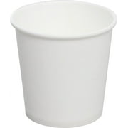 [1000 Pack] 4oz Disposable Espresso Cups, Karat Paper Hot Cup, White