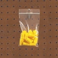 thumbnail image 1 of 6 x 6" - 4 Mil Reclosable Poly Bags w/ Hang Hole - 1000 Per Case, 1 of 1