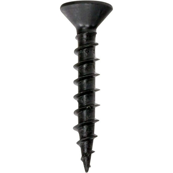 1000 Pack Bilot Hardware #8 x 1" Coarse Thread Phillips Flat Head Wood Screws Black MDF