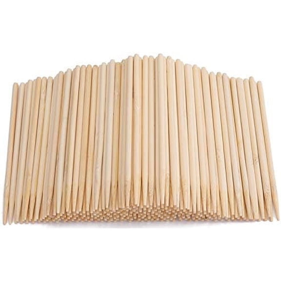 1000 Pack Candy Apple Sticks - 5.5 Inch 5mm Sturdy Bamboo Sticks for Caramel - Wooden Skewer Sticks for BBQ, Corn Dog, Corn Cob, Cookie, Lollipop & Kabob$$Garden & Patio