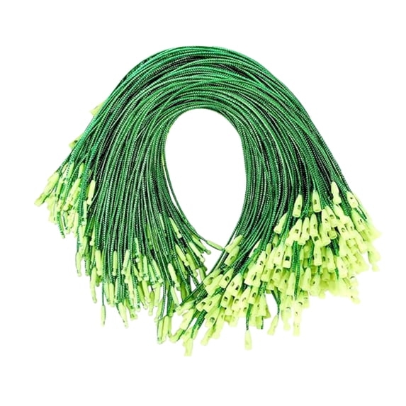 1000-Pack Christmas Ornament Hooks and Strings, Plastic Ornament Hangers for Tree Decorations, Holiday Decoration Supplies, Durable and Reusable