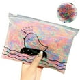 1000 / Pack Girl Colorful Fashion Disposable Rubber Band Elastic Hair