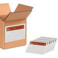 thumbnail image 1 of MMBM Panel Face Enclosed Envelopes 4.5" x 5.5" Lightweight for Shipping s with Print-On Orange 1000 Pieces, 1 of 7