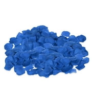 1000 Pack Rose Petals, EEEkit Artificial Fake Rose Petals Decoration, Great for Special Romantic Nights Room Decorations Marry Me Proposal Weddings, Large Size 1.77x1.77inch (Dark Red/ Blue)
