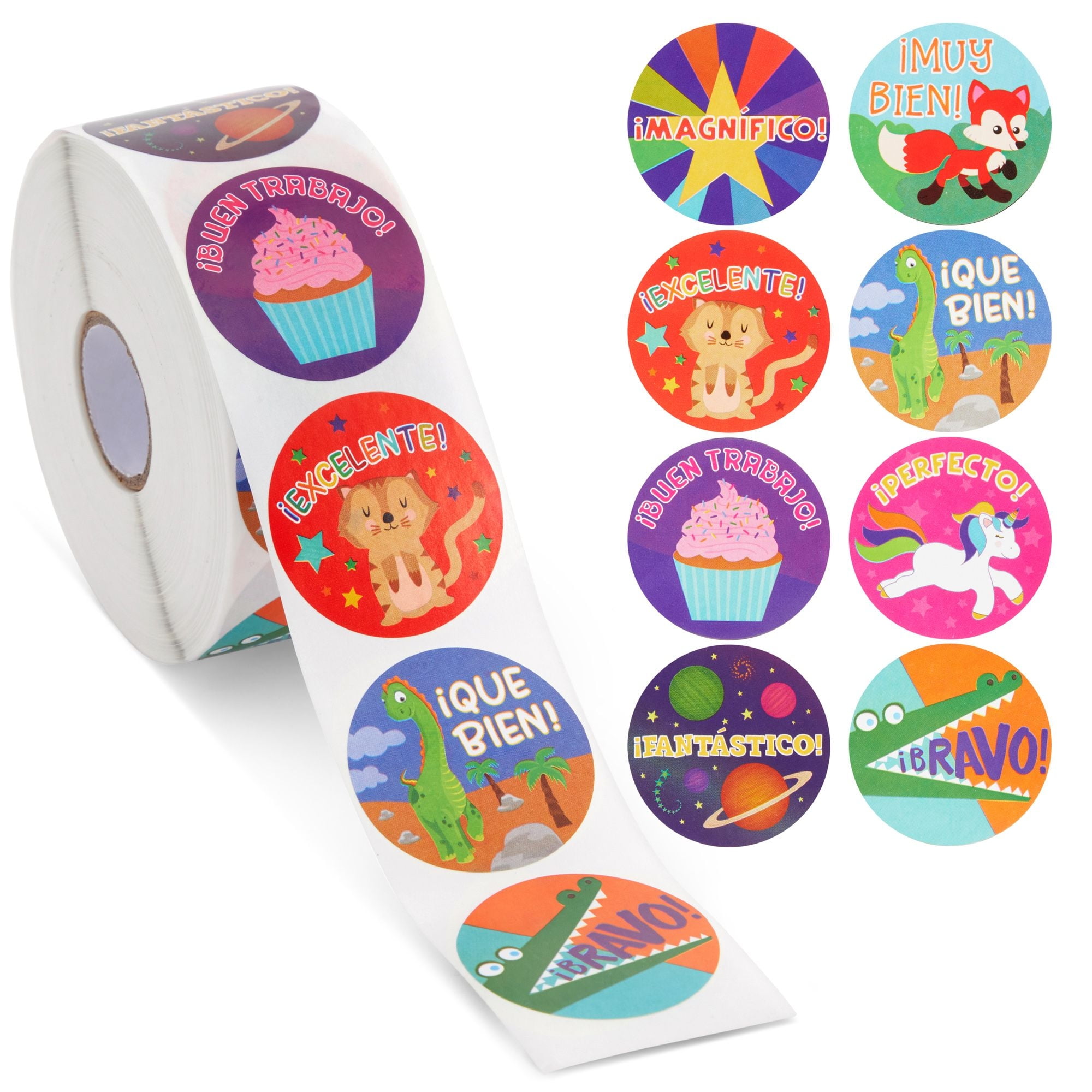 Gooji Small Reward Stickers for Kids, 1008 Pc. Sticker Pack for Teachers, Classroom, Motivational Class Supplies for Students, Toddler Good Job