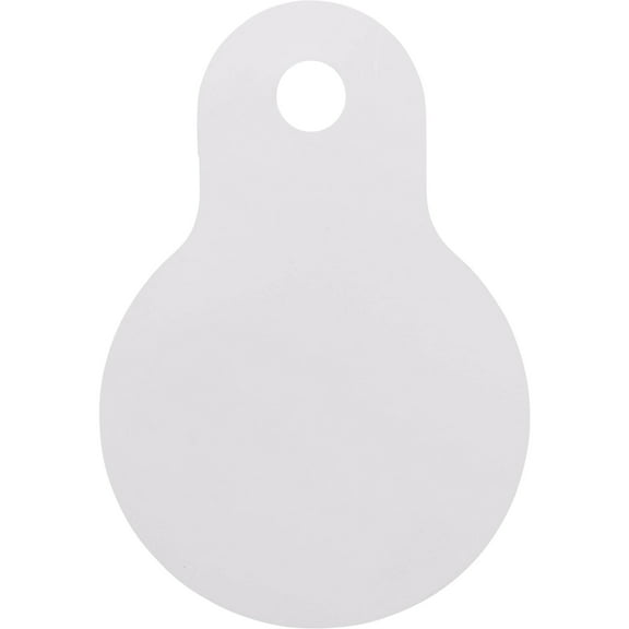 1000 Pc Box Plastic Pear Shaped Part Inventory Tags 3 3/8" x 2 1/4" w/ Wire & 4 Brockmark Felt Pen Markers for Auto Sales Repair Retail