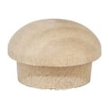 1000 Pcs 1/2" Maple Buttons Standard Shanks - .140 tenon lengthMushroom button plugs are perfect for adding a more decorative look when covering a screw hole.