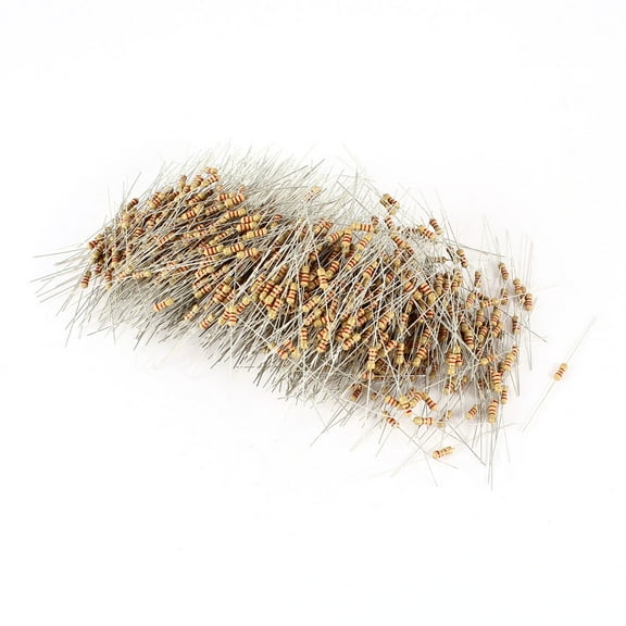 1000 Pcs 220 Ohm 5% 1/4W Axial Leads Carbon Film Resistors 46mmx2mm