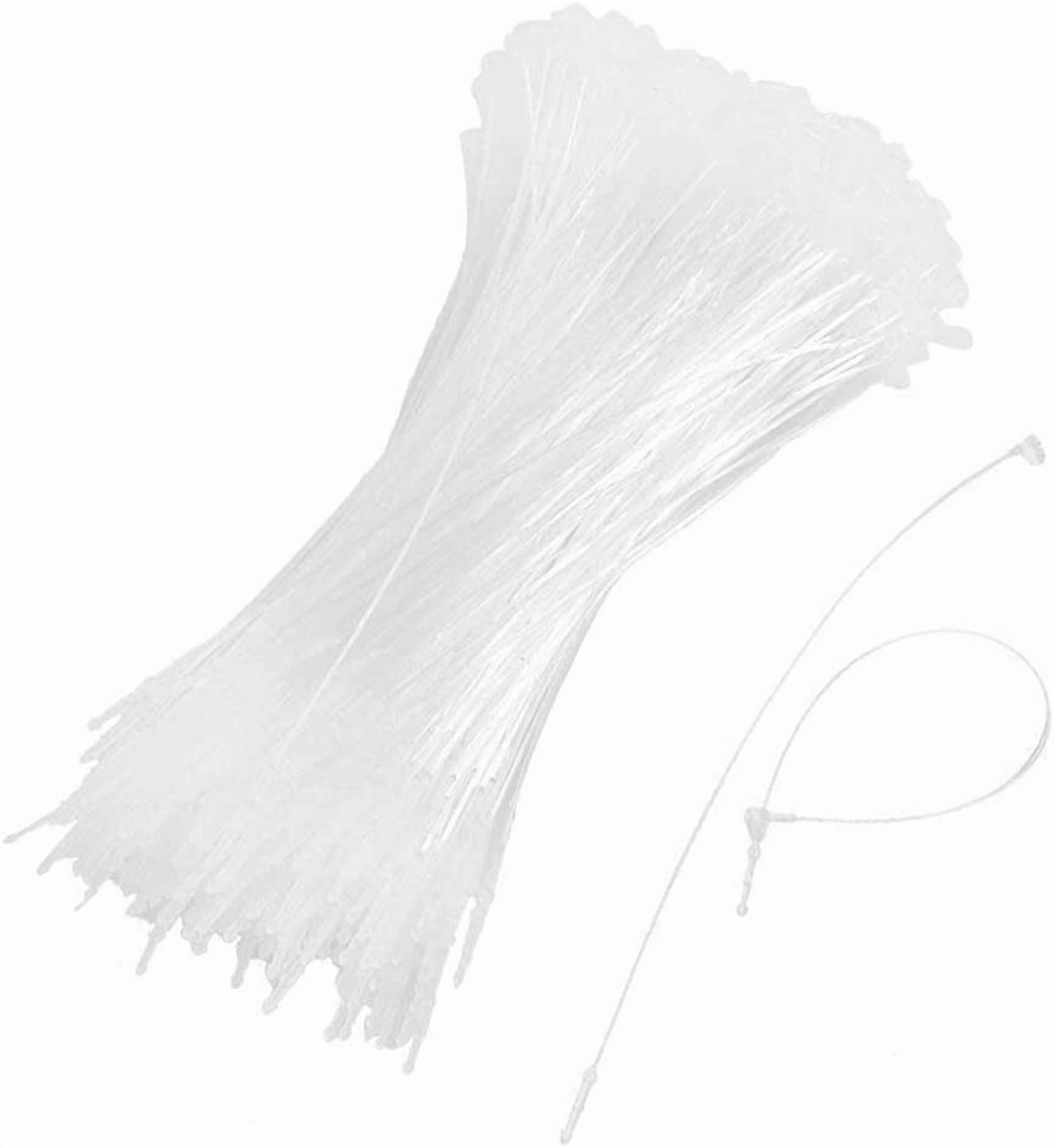 1000 Pcs 7 Inch Plastic Fastener Hang Tag Clear Snap Lock Pin Security ...