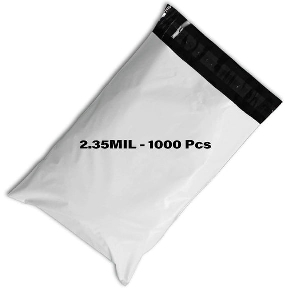 1000 Pcs 9x12 Poly Bag 2.35MIL Mailer Envelopes Shipping Bags, Self Adhesive, Waterproof, and Tear-Proof Postage Poly-envelopes, Privacy Shielded