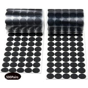 1000 Pcs Black 20mm Self-Adhesive Tacky Round Putty for Paper, Plastic, Glass,Leather, Metal, Garments(Black)