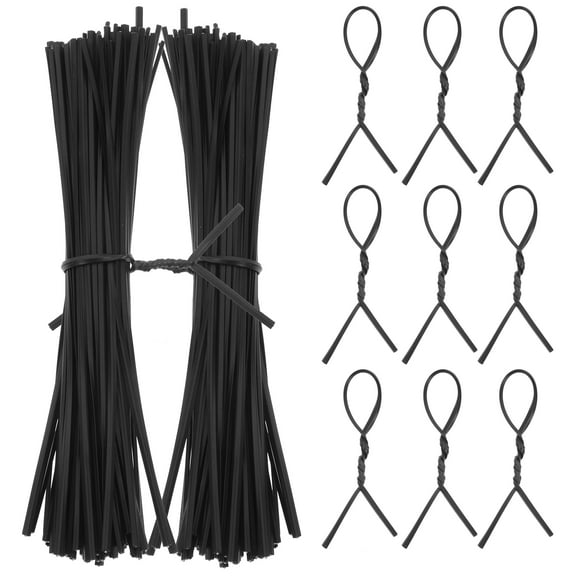 1000 Pcs Cable Tie Holder Gardening Tree Ties Plastic Plant Twists Electric Wire Iron Belts
