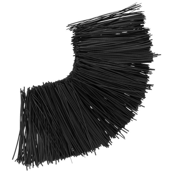 Black Plastic Coated Iron Wire Ties for Home Office Use 1000 Pcs 0.45MM