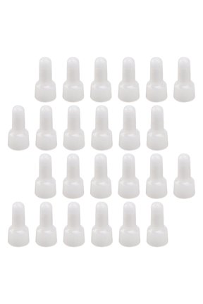 1000Pcs Wire Connector Closed End Crimp Caps Nylon Insulated Aluminum Conductive