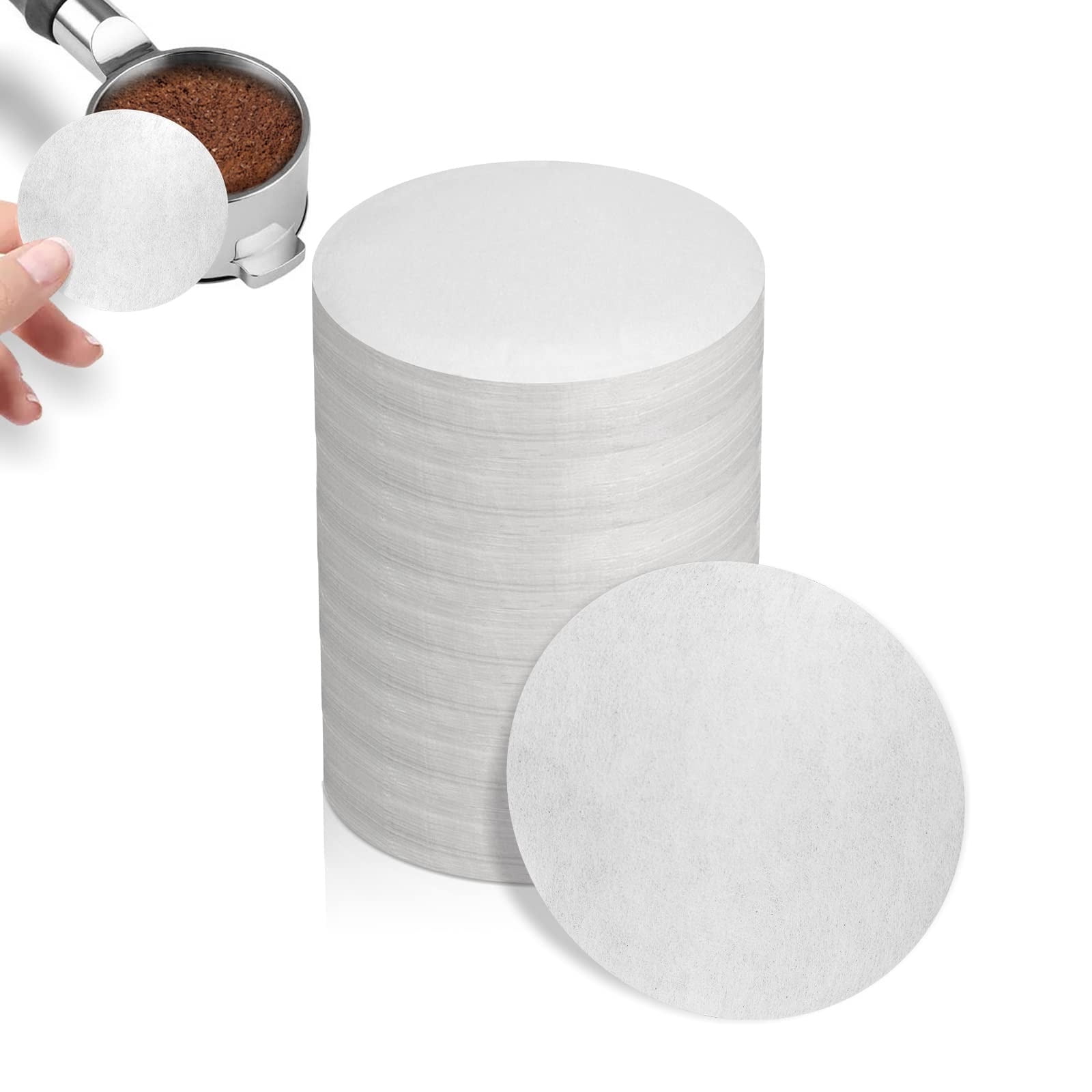 1000 Pcs Coffee Paper Filter for Espresso Coffee Maker, 51 mm ...