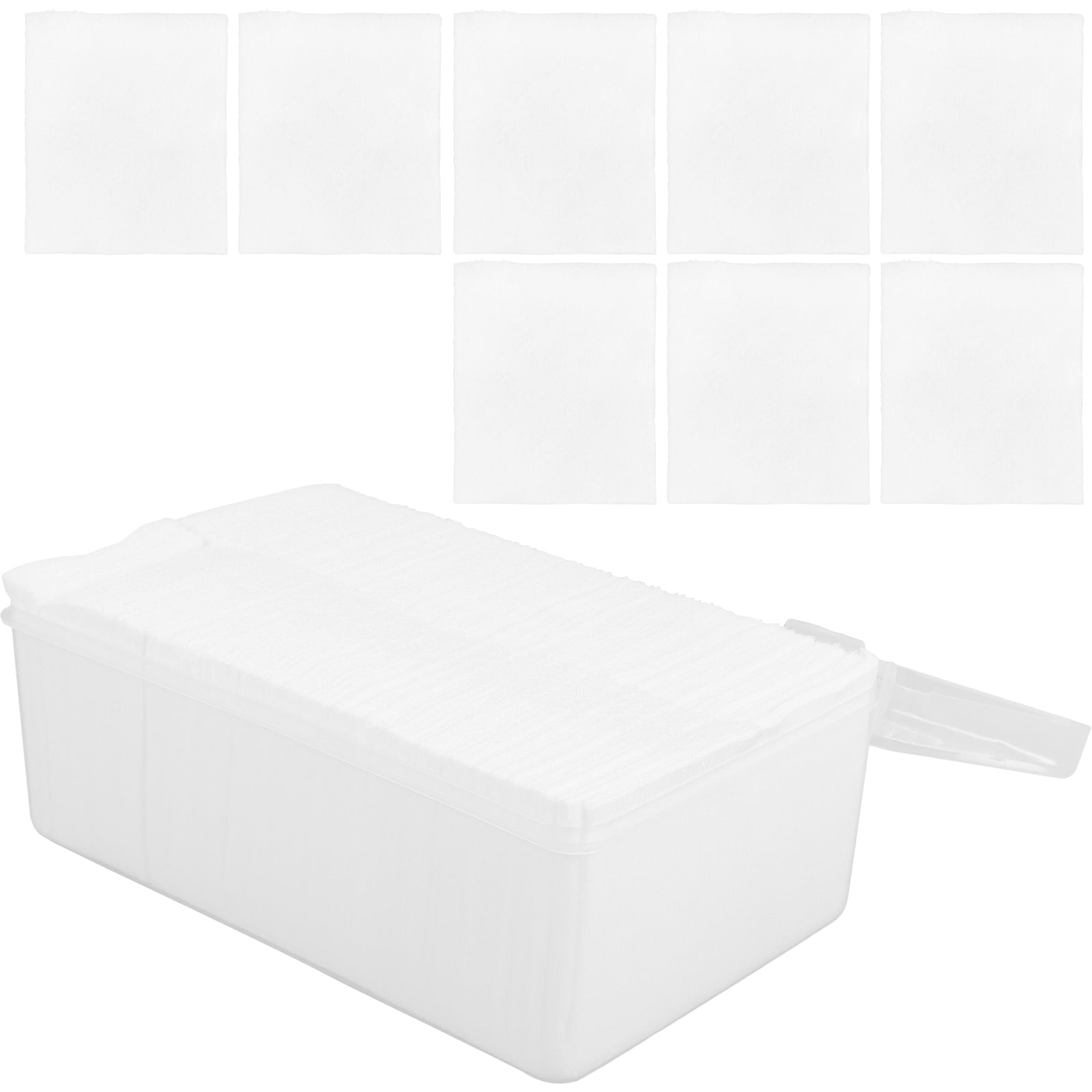 1000 Pcs Cotton Pads Face Makeup Removing Wipes Remover Disposable Cosmetic Squares