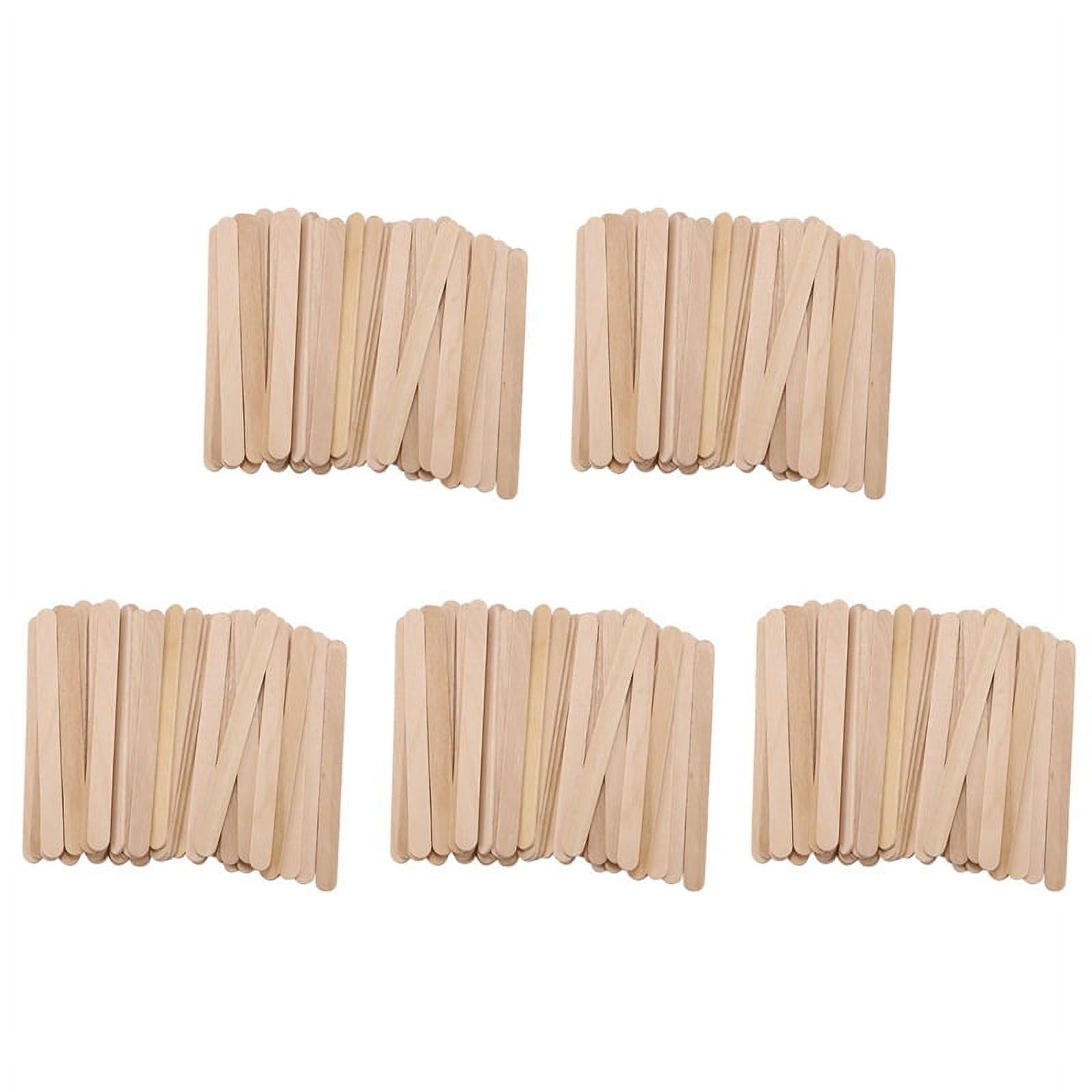 1000 Pcs Craft Sticks Ice Cream Sticks Wooden Popsicle Sticks 114MM Length Treat Sticks Ice Sticks