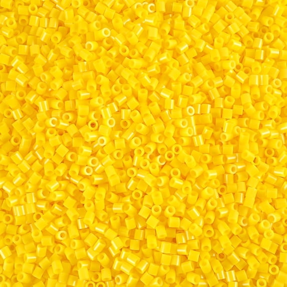 1000 Pcs Fuse Beads 5MM Beads Bulk Refill for Crafts(Yellow)