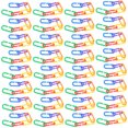 thumbnail image 1 of 1000 Pcs Geometric Chain Parrot Chewing Links Bird Rings Leg Bird Chain Links Child, 1 of 6