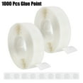 1000 Pcs Glue Point Clear Balloon Glue Balloon Removable Adhesive Dots Double Dots Of Glue Tape ...