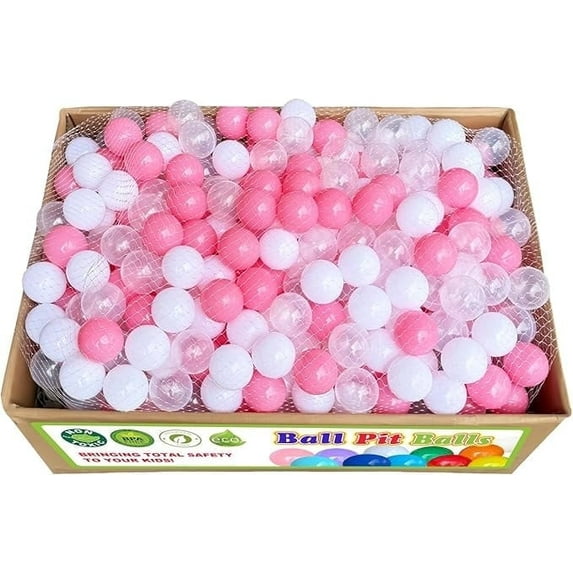 1000 Pcs Kids Ball Pit Balls - 2.2 Inch Non-Toxic & BPA-Free, Sensory Play Balls for Toddlers - Durable PE Plastic, Colorful Learning Toys for Indoor Outdoor Play, Motor Skills Development