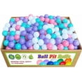 thumbnail image 1 of 1000 Pcs Kids Ball Pit Balls - 2.2 Inch Non-Toxic & BPA-Free, Sensory Play Balls for Toddlers - Durable PE Plastic, Colorful Learning Toys for Indoor Outdoor Play, Motor Skills Development, 1 of 7