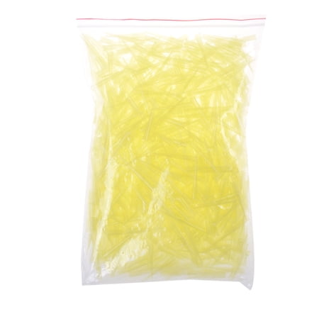 1000 Pcs Laboratory Clear Yellow 200UL Lab Liquid Pipette Pipettor Tips.hcLDDLWL