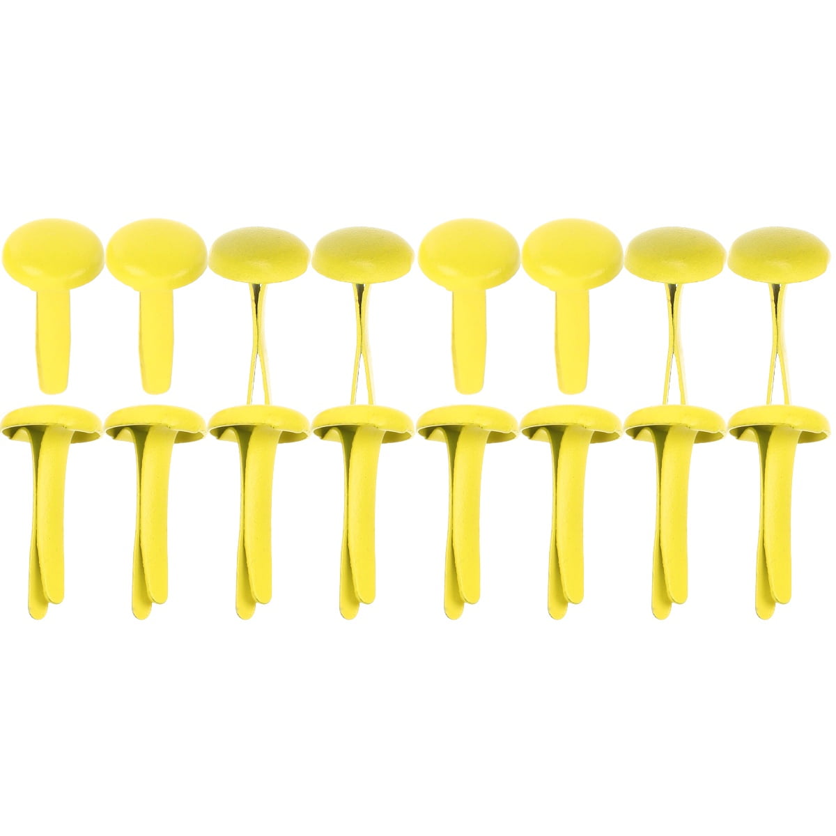 1000 Pcs Metal Paper Fastener Fasteners Mini Brads Clips Crafts Iron