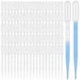 thumbnail image 1 of 1000 Pcs Plastic Transfer Pipettes Disposable Graduated Pipettes for Scientific Experiment, Essential Oils, Make up Tool (3 ml), 1 of 7