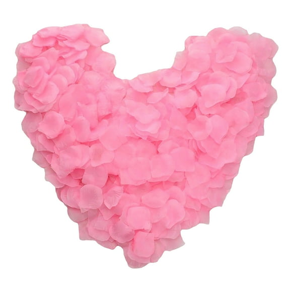 1000 Pcs Premium Polyester Rose Petals - Realistic Flower Petals For Wedding Decorations, Wedding Confetti, Table Scatters & Aisle Runner Scatters (Indoor/Outdoor Use)