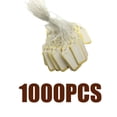 thumbnail image 1 of 1000 Pcs Rectangle Marking Tags Price Display Tags Labels with Hanging Strings for Gift Jewelry Clothing, 25x15mm, 1 of 7