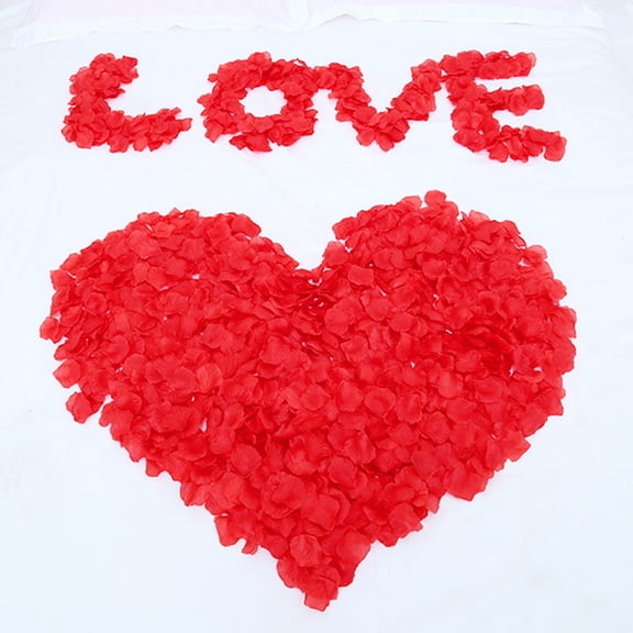 1000 Pcs Rose Petals, Non-woven Fabric Artificial Petals for Romantic Night, Wedding, Event, Party, Valentine Decor, Ready to Use
