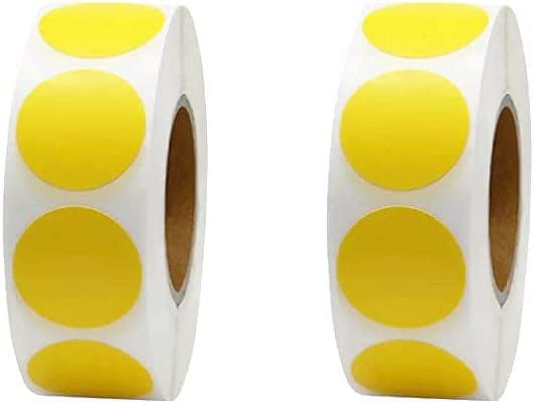 1000 Pcs Self Adhesive Code Dots Stickers Round Blank Tag Label