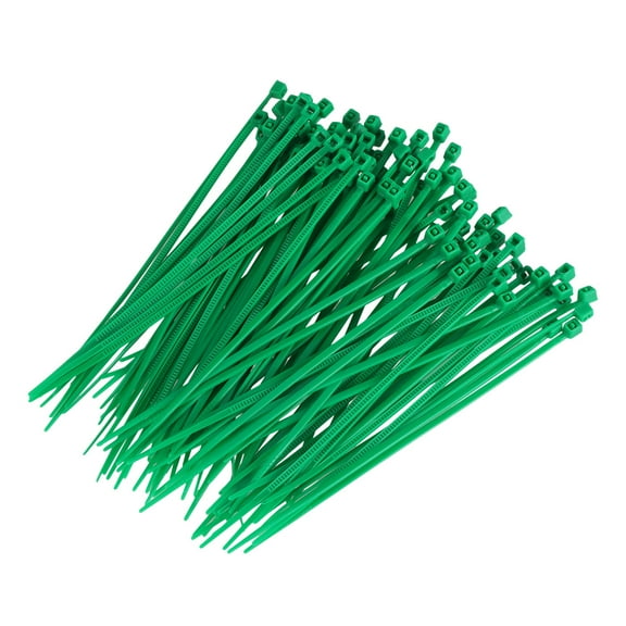unbranded 1000 Pcs Cable Ties Cord Heavy Duty Zip Tree Straps for Staking Green