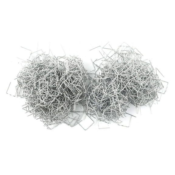 1000 Pcs Standard Pre Cut 0.8mm Flat Hot Staple for Plastic Stapler Repair Welder
